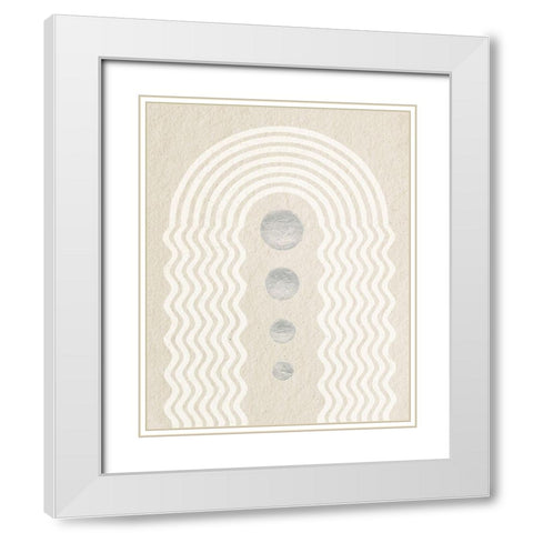 Good Vibrations I Neutral White Modern Wood Framed Art Print with Double Matting by Hershey, Moira