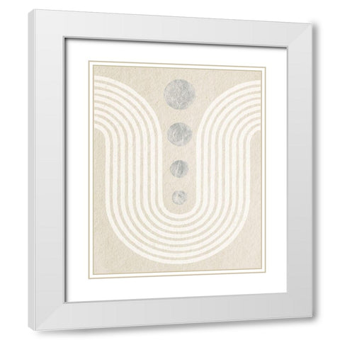 Good Vibrations II Neutral White Modern Wood Framed Art Print with Double Matting by Hershey, Moira