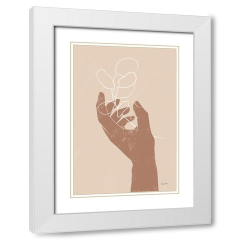 Boho Dreams I Neutral White Modern Wood Framed Art Print with Double Matting by Thorns, Becky