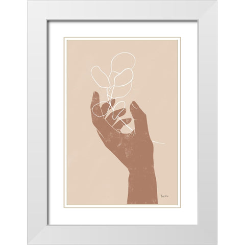 Boho Dreams I Neutral White Modern Wood Framed Art Print with Double Matting by Thorns, Becky