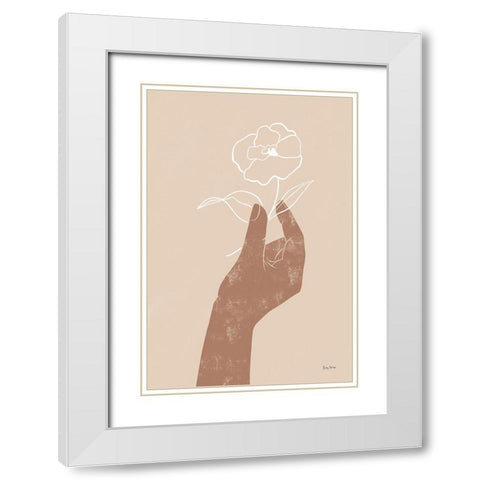Boho Dreams II Neutral White Modern Wood Framed Art Print with Double Matting by Thorns, Becky