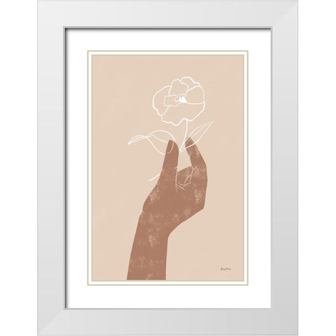 Boho Dreams II Neutral White Modern Wood Framed Art Print with Double Matting by Thorns, Becky