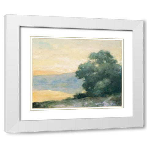 Thinking of Loire White Modern Wood Framed Art Print with Double Matting by Purinton, Julia