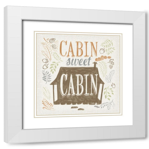 Lake Life IV Green White Modern Wood Framed Art Print with Double Matting by Wellington Studio