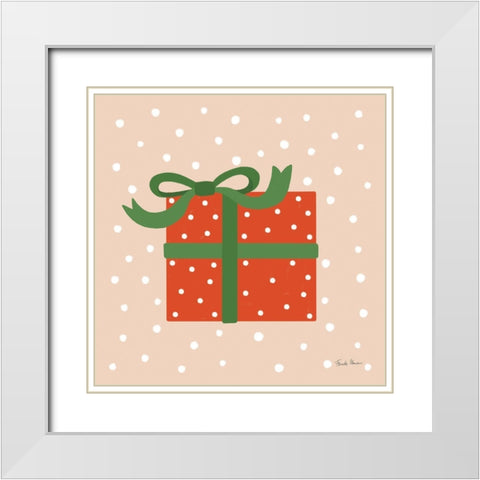 The Night Before Christmas V Bright White Modern Wood Framed Art Print with Double Matting by Zaman, Farida