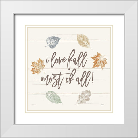 Harvest Sentiments Sign I Light White Modern Wood Framed Art Print with Double Matting by Hershey, Moira