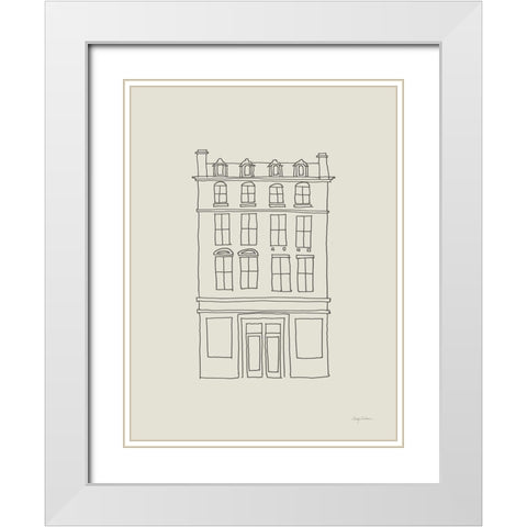 Buildings of London II White Modern Wood Framed Art Print with Double Matting by Tillmon, Avery