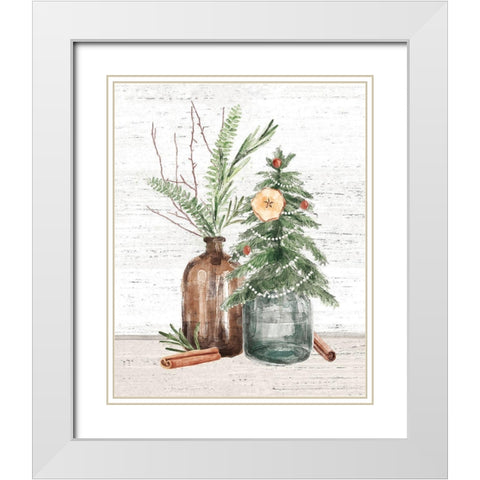 Seasonal Market III No Orange White Modern Wood Framed Art Print with Double Matting by Urban, Mary