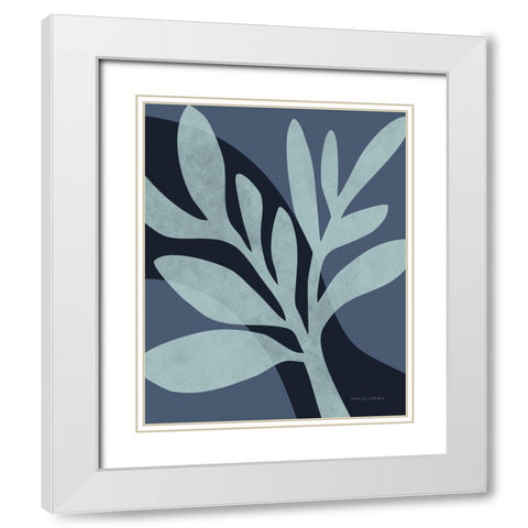 Dreamy Leaves II White Modern Wood Framed Art Print with Double Matting by Gallagher, Megan