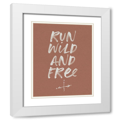 Boho Spirit I White Modern Wood Framed Art Print with Double Matting by Wild Apple Portfolio