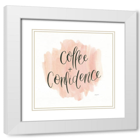 Girl Boss III White Modern Wood Framed Art Print with Double Matting by Jackson, Jenaya