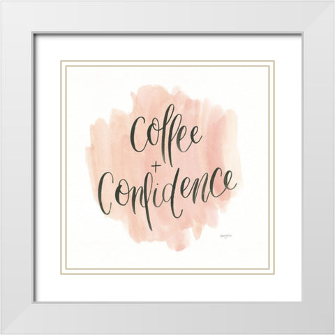 Girl Boss III White Modern Wood Framed Art Print with Double Matting by Jackson, Jenaya