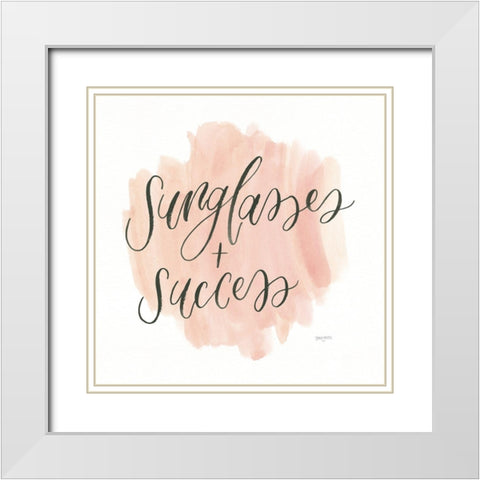 Girl Boss IV White Modern Wood Framed Art Print with Double Matting by Jackson, Jenaya