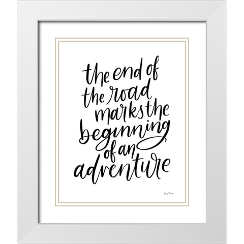 Graduation III No Stars Crop White Modern Wood Framed Art Print with Double Matting by Thorns, Becky