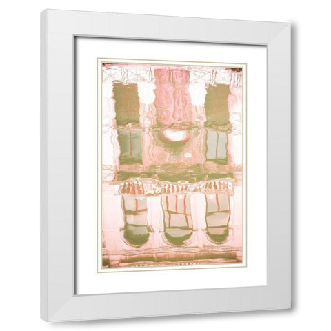 Reflected Venice White Modern Wood Framed Art Print with Double Matting by Aledanda