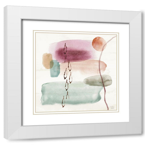 Boho Garden XI White Modern Wood Framed Art Print with Double Matting by June, Dina