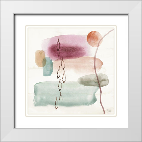 Boho Garden XI White Modern Wood Framed Art Print with Double Matting by June, Dina