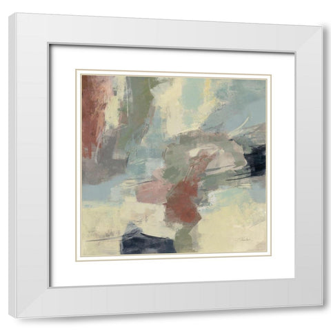 Farm Field Gray White Modern Wood Framed Art Print with Double Matting by Vassileva, Silvia