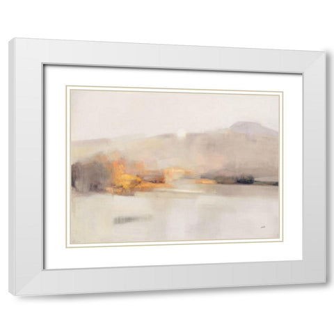 Memory of the West No Pink White Modern Wood Framed Art Print with Double Matting by Purinton, Julia