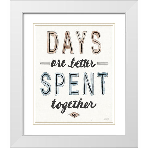 Fresh Farmhouse X White Modern Wood Framed Art Print with Double Matting by Tavoletti, Anne