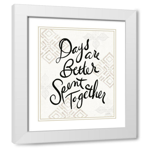 Fresh Farmhouse XII White Modern Wood Framed Art Print with Double Matting by Tavoletti, Anne