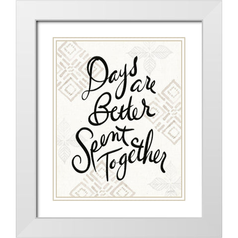 Fresh Farmhouse XII White Modern Wood Framed Art Print with Double Matting by Tavoletti, Anne