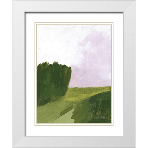 Lotts Lane White Modern Wood Framed Art Print with Double Matting by Mack, Lynn