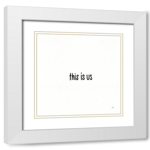 Beautiful Chaos IV White Modern Wood Framed Art Print with Double Matting by York, Leah