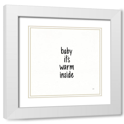 Beautiful Chaos VI White Modern Wood Framed Art Print with Double Matting by York, Leah