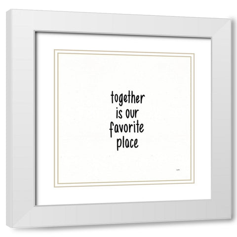 Beautiful Chaos X White Modern Wood Framed Art Print with Double Matting by York, Leah