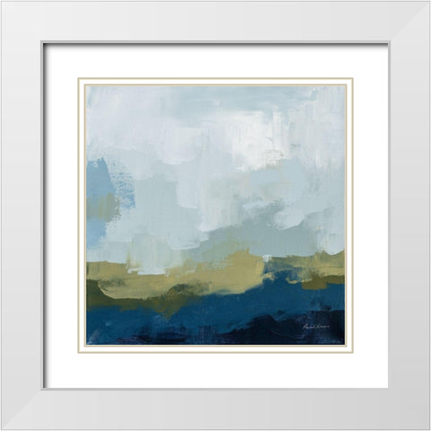 Peak White Modern Wood Framed Art Print with Double Matting by Munger, Pamela