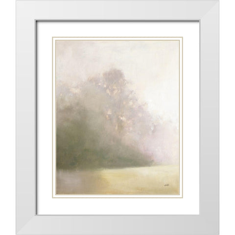 Near Oaks II White Modern Wood Framed Art Print with Double Matting by Purinton, Julia