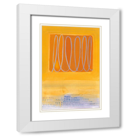 Wireless White Modern Wood Framed Art Print with Double Matting by Lovell, Kathrine