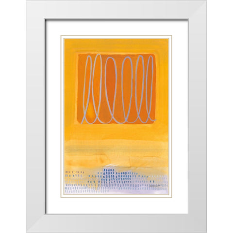 Wireless White Modern Wood Framed Art Print with Double Matting by Lovell, Kathrine