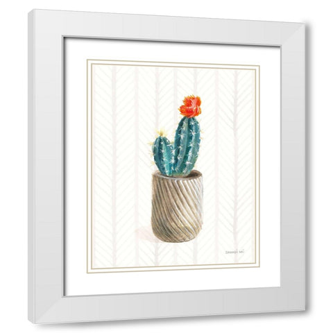 Desert Greenhouse XI White Modern Wood Framed Art Print with Double Matting by Nai, Danhui