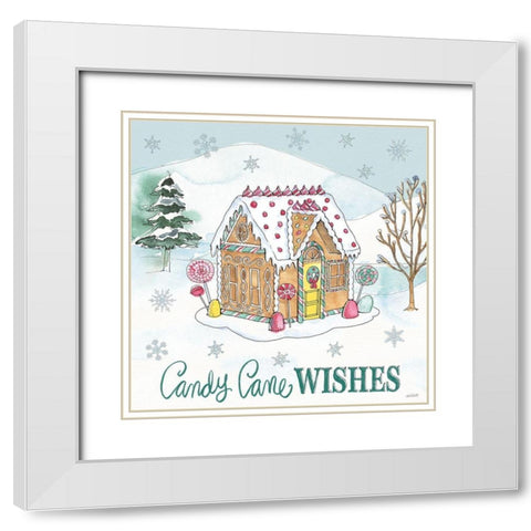 Holiday Trimmings II White Modern Wood Framed Art Print with Double Matting by Tavoletti, Anne