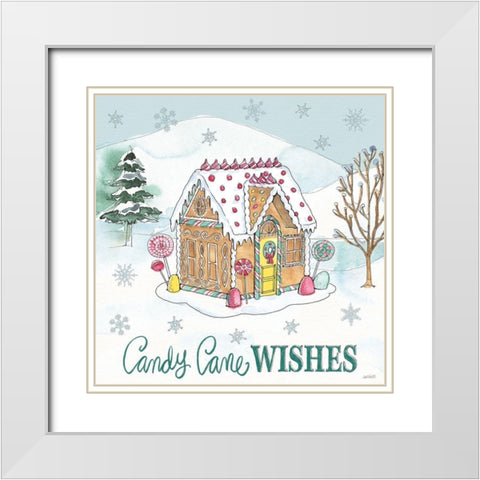 Holiday Trimmings II White Modern Wood Framed Art Print with Double Matting by Tavoletti, Anne