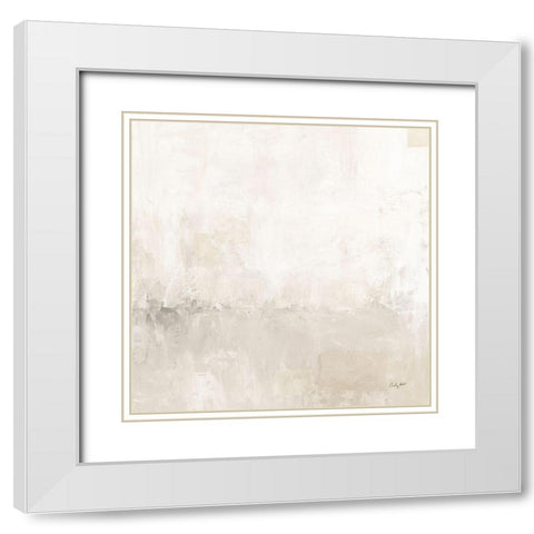 Light Gray Morning Light Crop White Modern Wood Framed Art Print with Double Matting by Prahl, Courtney