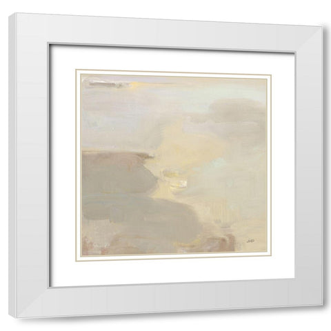 Near and Far Crop White Modern Wood Framed Art Print with Double Matting by Purinton, Julia