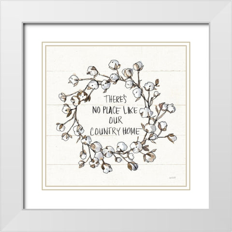 Country Life VI Home White Modern Wood Framed Art Print with Double Matting by Tavoletti, Anne