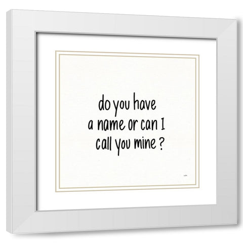 Pickup Lines VI White Modern Wood Framed Art Print with Double Matting by York, Leah