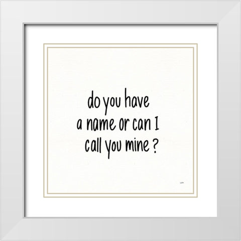 Pickup Lines VI White Modern Wood Framed Art Print with Double Matting by York, Leah