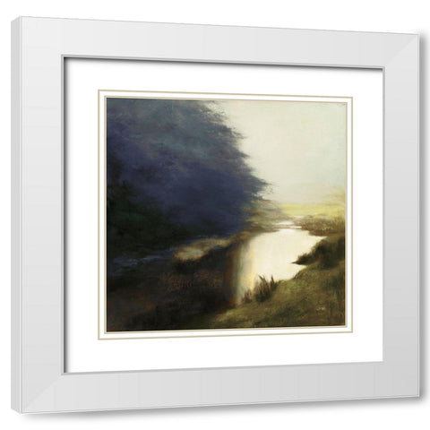 Spring Morning Dark White Modern Wood Framed Art Print with Double Matting by Purinton, Julia