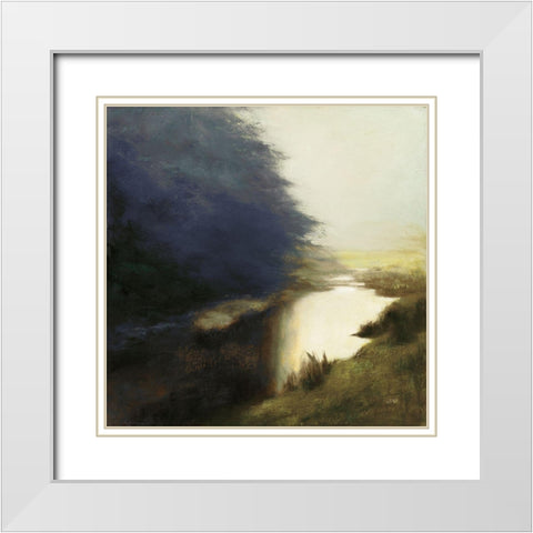 Spring Morning Dark White Modern Wood Framed Art Print with Double Matting by Purinton, Julia