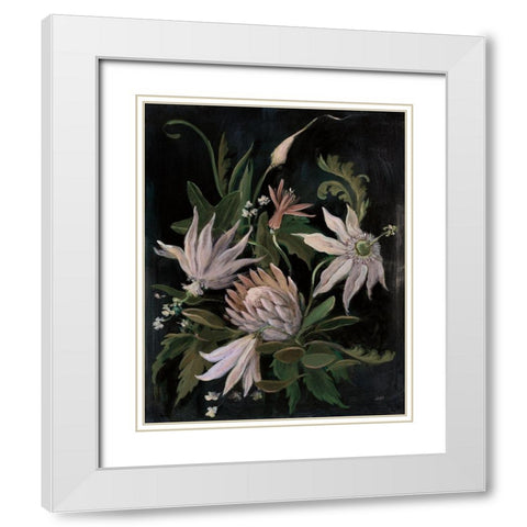 Flower Show I Crop Neutral White Modern Wood Framed Art Print with Double Matting by Purinton, Julia