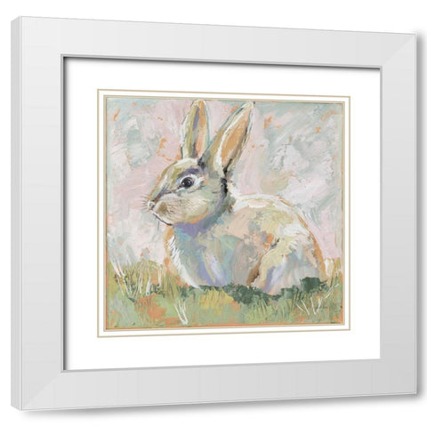 Piper Neutral White Modern Wood Framed Art Print with Double Matting by Vertentes, Jeanette