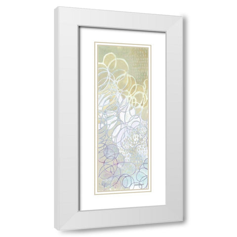 Ecstatic II White Modern Wood Framed Art Print with Double Matting by Lovell, Kathrine