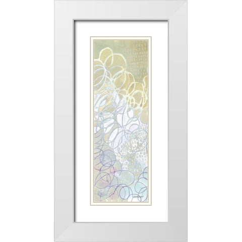 Ecstatic II White Modern Wood Framed Art Print with Double Matting by Lovell, Kathrine