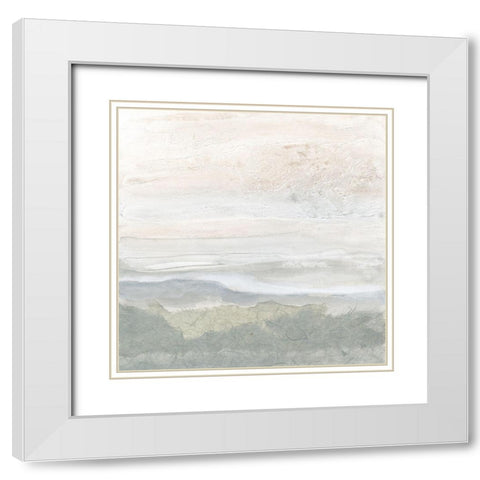 Beyond the Brush I White Modern Wood Framed Art Print with Double Matting by Paschke, Chris