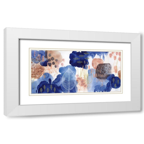Essence of Life I White Modern Wood Framed Art Print with Double Matting by Horn, Laura